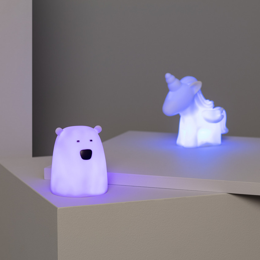 Produkt od Dětská Noční LED Lampička Medvěd RGB na Baterie