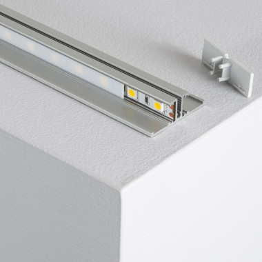Profil Aluminiowy Natynkowy Foremny Podwójny 1m do Taśm LED do 10 mm