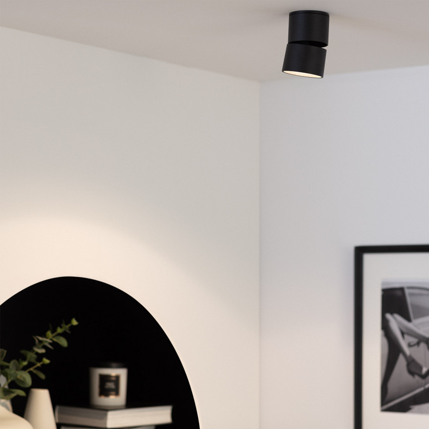 Product of New Onuba Aluminium 7W Black Round LED Ceiling Lamp