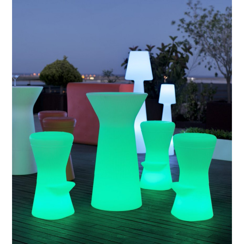 Produkt od Solární Zahradní LED Barová Stolička Smarttech s Dobíjecí baterií Corfu 74 