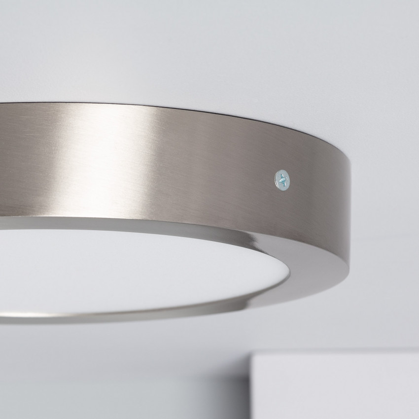 Produkt von LED-Deckenleuchte 18W Rund Metall Ø225 mm Silber