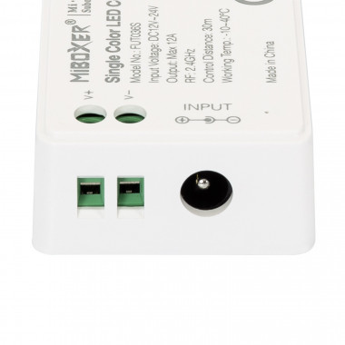 Controller Dimmer LED-Streifen Einfarbig 5/12/24/36V DC kompatibel mit RF- Fernbedienung und Schalter - Ledkia