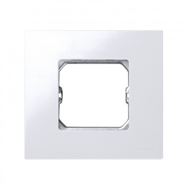 Product of Pack 100 Compact Single Frames + 100 Plate Support White SIMON 27 Play 2702610-030
