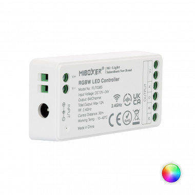 Product van Controller Dimmer LED  RGBW 12/24V DC MiBoxer FUT038S 