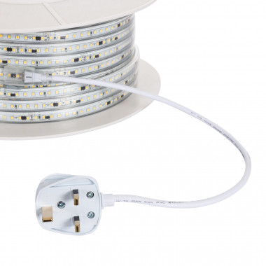 Product of 50m 220V AC 120 LED/m Daylight 6000K - 6500K IP65 Solid Dimmable LED Strip Autorectified Custom Cut every 10 cm