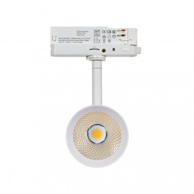 Produit de Spot LED Fuji 30W Blanc CRI90 No Flicker pour Rail Triphasé (3 Allumages) 