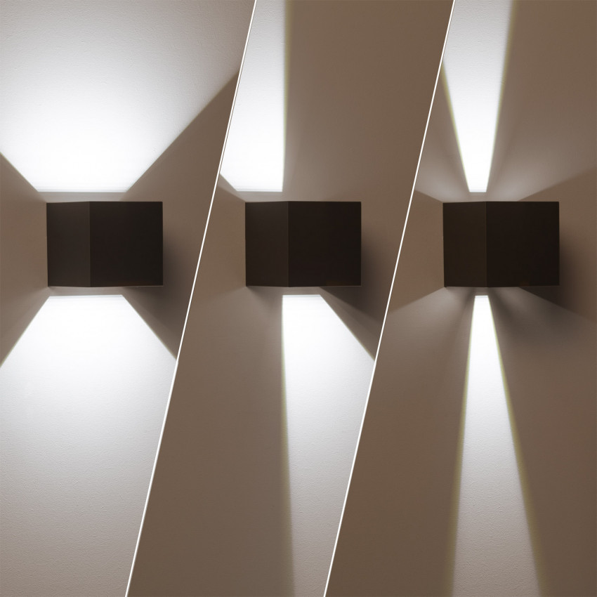 Produkt von LED-Wandleuchte Aussen 6W Doppelseitige Beleuchtung New Eros Grau