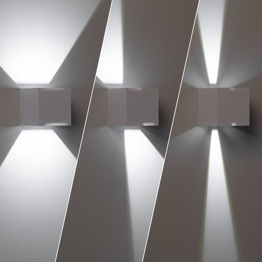 Produkt von LED-Wandleuchte Aussen 6W Doppelseitige Beleuchtung New Eros Weiss