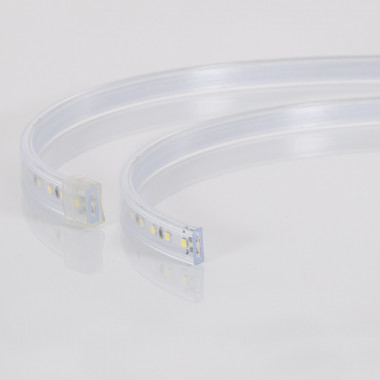 Product van LED Strip 220V AC 100 LED/m Helder Wit IP67 te knippen om de 25 cm Breedte 14mm