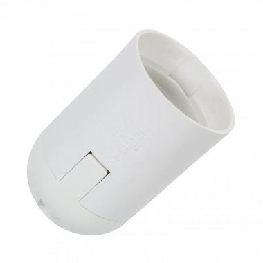 Câble blanc L. 150 cm avec interrupteur, fiche et douille E14