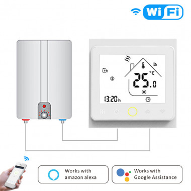 Product van Termostato Inteligente Smart WiFi Programable Blanco 