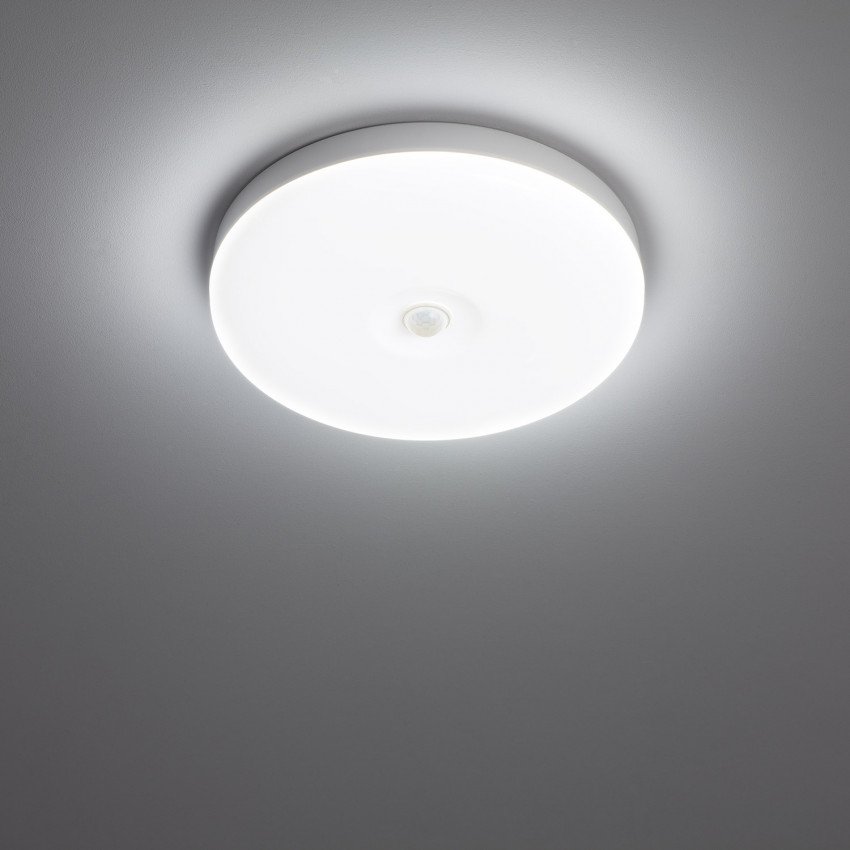 Product van Plafondlamp LED 12W Rond Ø216 mm No Flicker met PIR Bewegingssensor en Schemeringsensor