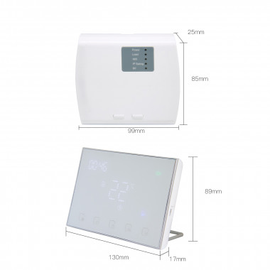 Produkt von Termostato Inteligente Smart WiFi Programable Blanco Inalámbrico