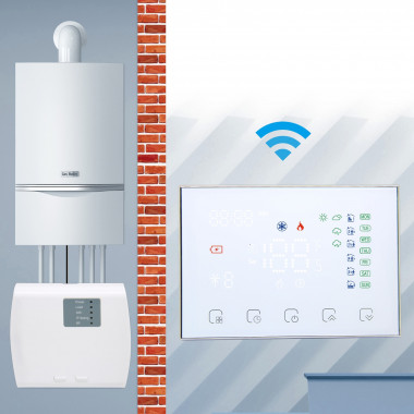 Product of White Wifi Wireless Programmable Thermostat