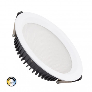 Produkt von LED-Downlight 30W SAMSUNG New Aero Slim CCT Wählbar 130 lm/W Mikroprismatisch (UGR19) LIFUD Schnitt Ø200 mm