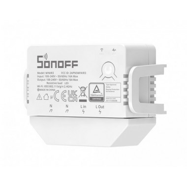 Wifi Switch compatible with SONOFF Mini R3 16A Switch - Ledkia