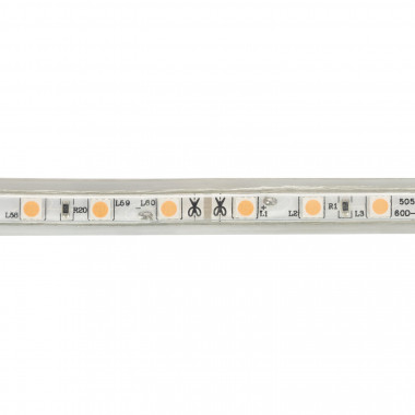 Product van LED Strip Smart Wifi 220V AC 60 LED/m Violet IP65 op maat Knipbaar om de 100cm Breedte 14mm