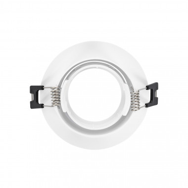 Produit de Collerette Downlight Ronde Orientable pour Ampoule LED GU10/GU5.3 Coupe Ø 70mm