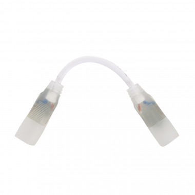 Product van Connectorkabel Neon LED Strip 7,5 W/m Monocolor 220V AC 60 LED/m Halfrond 180º  IP67 in te korten om de 100 cm