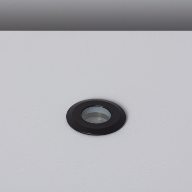 1W Tiziano 12-24V DC Aluminium Floor-Recessed Spotlight in Black IP65