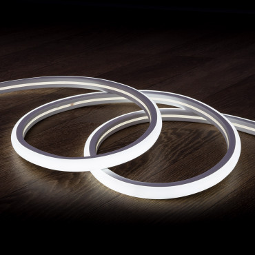 Product Striscia LED Neon 7.5 W/m Regolabile 220V AC 120 LED/m Semicircolare 180º Bianco Freddo IP67 su Misura Taglio ad ogni 100 cm