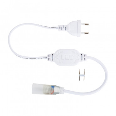 Product Câble Rectificateur pour Gaine Néon LED Flexible 7.5W/m 220V AC 100 LED/m Semi-circulaire 180° Monochrome IP67