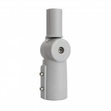 Product of Directional Column Arm 90º Ø40 mm for Street Lighting Fixtures Gray