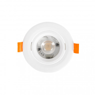 Product van Downlight LED 7W Solid COB Richtbaar Rond Wit Zaag maat Ø 75 mm