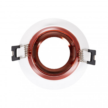 Product van Downlight Ring Rond Kantelbaar Gekleurd  lamp GU10 / GU5.3 zaagmaat  Ø80 mm 