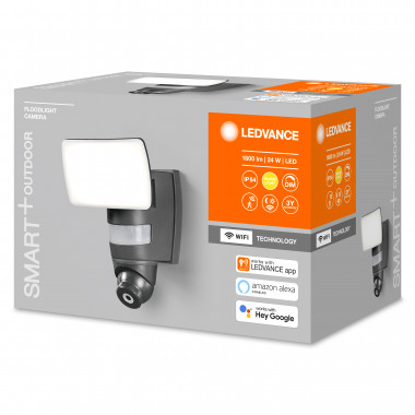 Product van Schijnwerper LED 24W 74 lm/W met Camera en SMART WiFi-sensor IP44 LEDVANCE 4058075478312