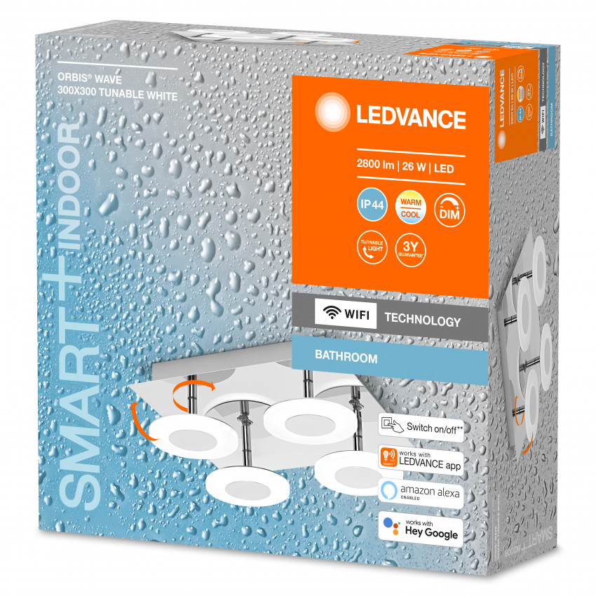 Product van Wandlamp LED 26W SMART WiFi voor Badkamer  IP44 LEDVANCE  4058075573901