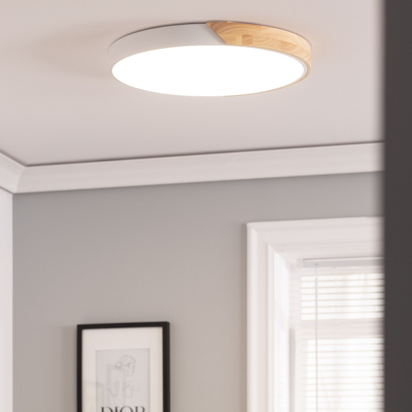 Product van Plafondlamp LED rond CCT Semi-Dari 36W Ø500 mm ILUZZIA
