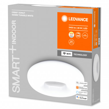Product van LED Plafondlamp 26W CCT Circulaire Ø400 mm Smart+ WiFi ORBIS Donut LEDVANCE  4058075486300