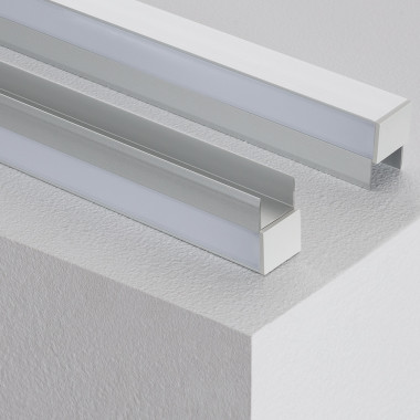 Product of Aluminium Shelf Profile with Continuous Cover for LED Strip up to 12 mm