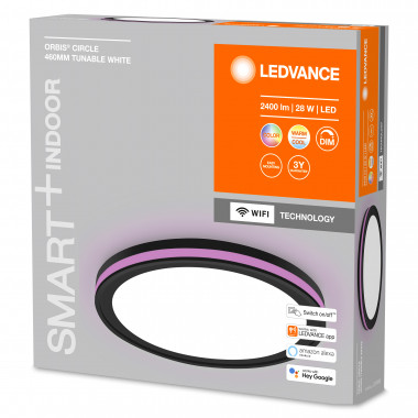 Prodotto da Plafoniera LED 28W RGBW Circolare Ø460 mm Smart+ Wi-Fi ORBIS 4058075573871 LEDVANCE