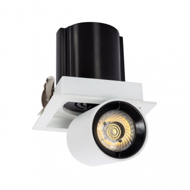 Product van Sanaqi Richtbare  LED Spotlight 12W Vierkant Zaagmaat  75x75 mm LIFUD