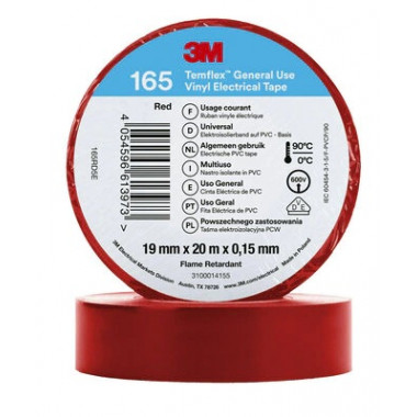 Product of Temflex 165 PVC Insulation Tape 19mm x 20m 3M 7100184800