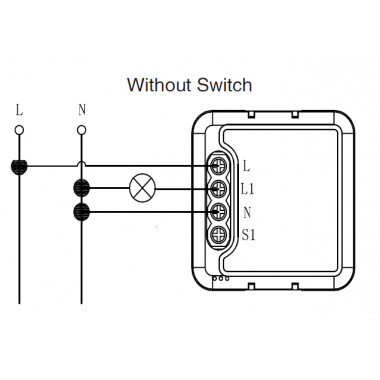 Product of Smart WiFi Compatible Dimmer Switch with Push Button  