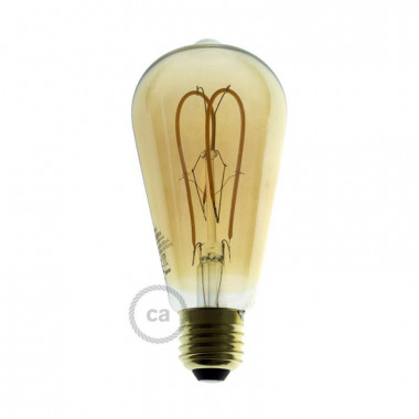 Lampadina LED  Filamento E27 5W 250 lm ST64 Regolabile DL700144 CREATIVE-CABLES