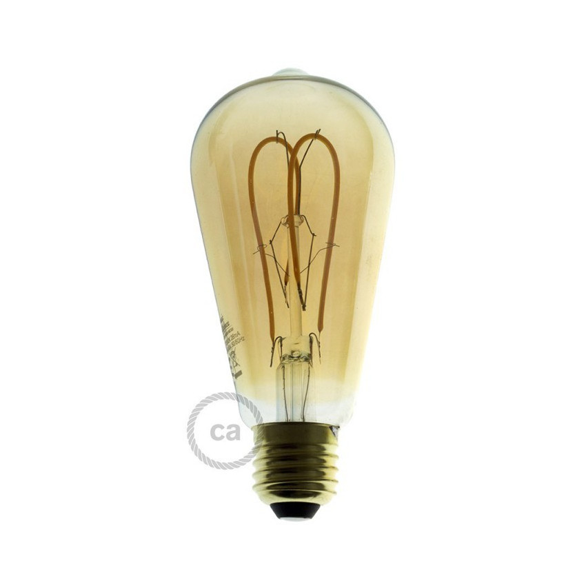 Produkt od LED Filamentní Žárovka E27 5W 250 lm ST64 Stmívatelná Creative-Cables DL700144 