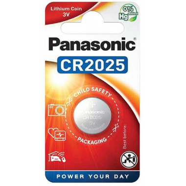 Blister 1 Lithium-Batterie 3V Panasonic CR-2025EL/1B