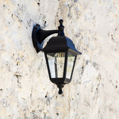Lampe Murale Extérieure avec Détecteur de Présence PIR Mini Villa Blanc