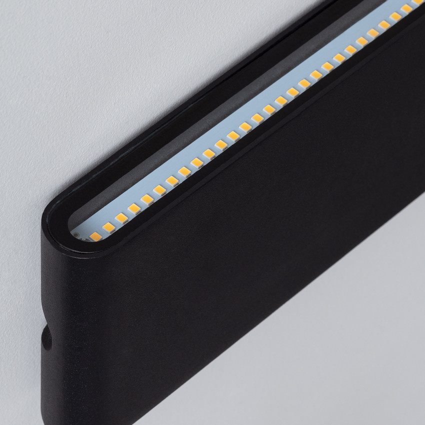 Produkt od Nástěnné LED Svítidlo 20W Luming Hliníkové Obdelníkové Dvojité Osvětlení v Černé
