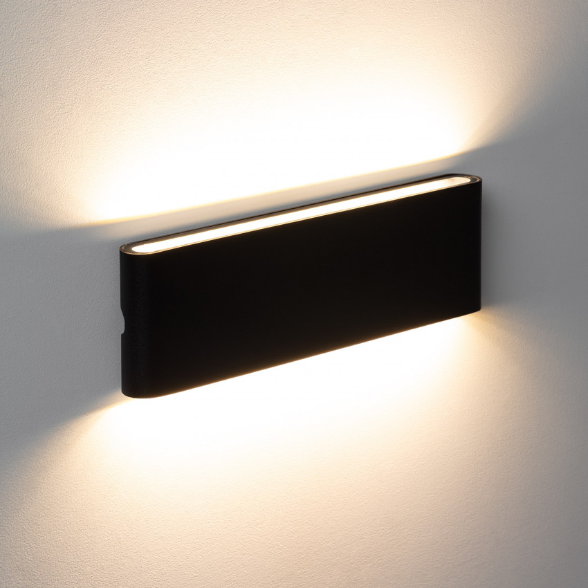 Product of 20W Longluming Black Rectangular Aluminum IP65 Double Sided LED Outdoor Wall Light