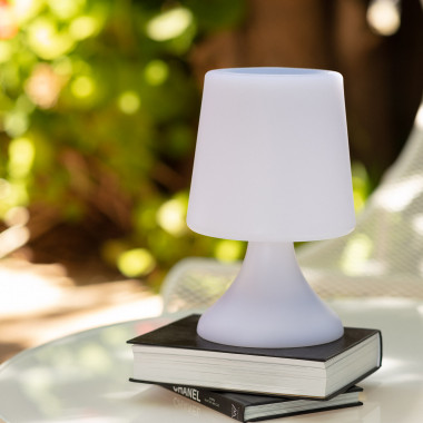 LED-Tischleuchte Solar Uyoga Tragbar RGBW mit Bluetooth-Lautsprecher Außenlampe Wiederaufladbare Batterie über USB