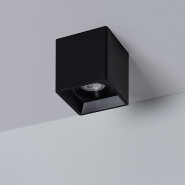Plafonnier LED carré noir design 40x40 230V Kanlux 24642