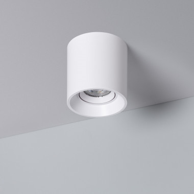 Ceiling Lamp in White with GU10 Space Bulb