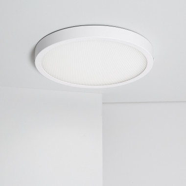 Round 24W LED (CRI90) CCT Selectable Microprismatic Superslim Surface Panel (UGR17) Ø280 mm