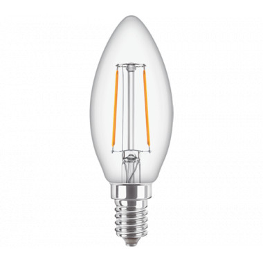 2W 36º E14 B35 250lm CandleND LED Filament Bulb PHILIPS