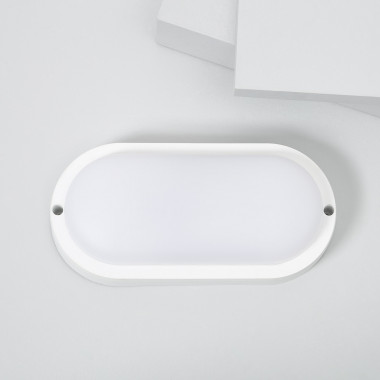 White Oval 25W Hublot LED Surface Panel IP65 94x196 mm